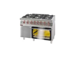 Kuchenka gazowa z piekarnikiem elektrycznym | 700.KG-6/PE-2/SD