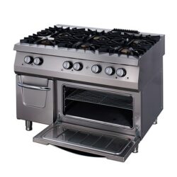 Kuchenka gazowa - 6 palników + piekarnik elektryczny Premium | Maxima 09398507