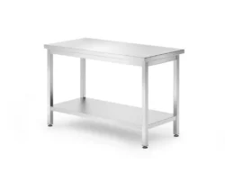 Stół roboczy z półką Budget Line - 1200x600x850 mm | Hendi 817179
