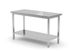 Stół roboczy z półką Kitchen Line – 1800x700x850 mm | Hendi 810743