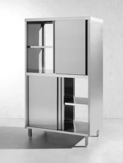 Przelotowa szafka z drzwiami przesuwnymi - 800x500x1800 mm | Hendi 811634