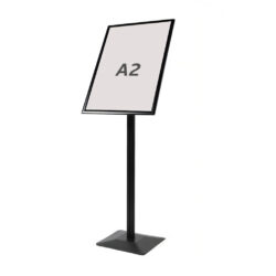 Reklamowy stojak na menu - wymiary A2 - czarny
