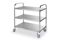 Wózek serwisowy - 3 półki - 905x585x(W)945 mm | Hendi 810101