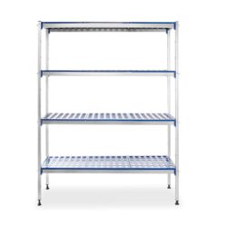 Regał gastronomiczny aluminiowy - 1280x405x1685 mm | Hendi 812273