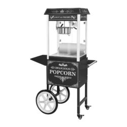 Maszyna do popcornu z wózkiem - 1600 W - design RETRO | RCPW.16.2