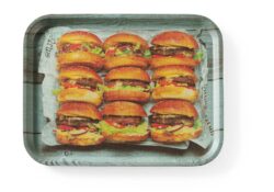 Taca - podkładka z nadrukiem burger - 33x43 cm | Hendi 508008