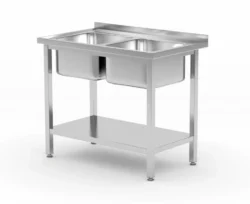 Umyvaci stol 2 drezy 1000x600x850 mm Hendi 817032.webp