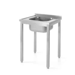 Stół do mycia z zlewem - 600x600x850 mm | Hendi 811849