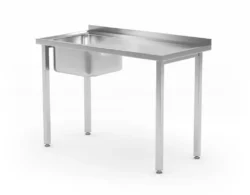 Umyvaci stol s drezom vlavo Budget Line 1000x600x850 mm Hendi 816790.webp