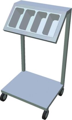 Wózek na tace i sztućce T-VNP-2