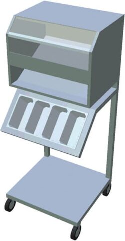 Wózek na tace, sztućce i pieczywo T-VNP-2 P