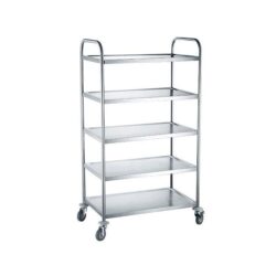 Wózek serwisowy - 5 półek - 905x585x1545 mm | Hendi 810125