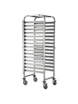 Wózek na tacki, blachy - 600 x 400 mm - Profi Line | Hendi 810651
