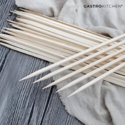 35 cm kwadratowe bambusowe szpadki z ostrzem - 100 szt. | Gastrokitchen
