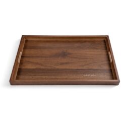 Drewniana taca do serwowania z uchwytami - 44 x 30 x 4 cm | Gastrokitchen