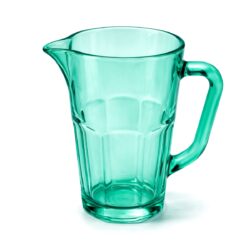 Szklany dzbanek na napoje Alva - 1 l - zielony | Gastrokitchen