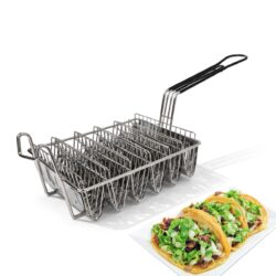 Kosz frytkownicy do tacos - 6 przegródek - 235 x 165 x 80 mm | Gastrokitchen