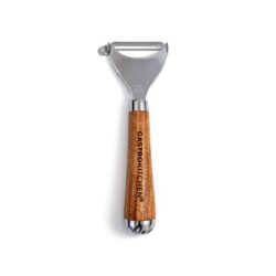 Stalowa obieraczka do warzyw z drewnianym uchwytem - 17,5 cm | Gastrokitchen