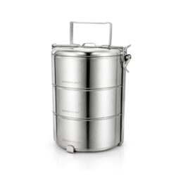 Czteropiętrowa menażka obiadowa ze stali nierdzewnej – 4 × 1,5 L | Gastrokitchen