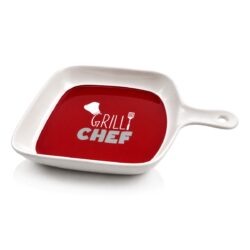 Ceramiczna miska do serwowania z uchwytem Grill Chef - 23,5x16,2 cm
