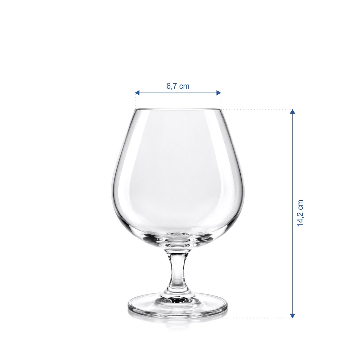 Kieliszek do brandy i koniaku - 405 ml Veronica Horeca | Royalex