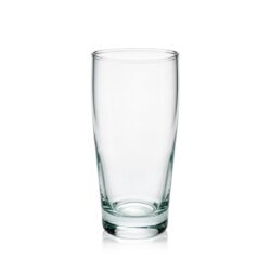Przezroczysta szklanka o pojemności 400 ml do piwa lanego i butelkowego.