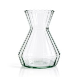 Gastrokitchen szklany wazon ze zwezeniem posrodku 19cm (2)