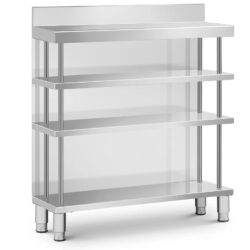 Barowy stół roboczy - 4 półek - 100 x 30 x 115 cm - 450 kg | RCSBW-1