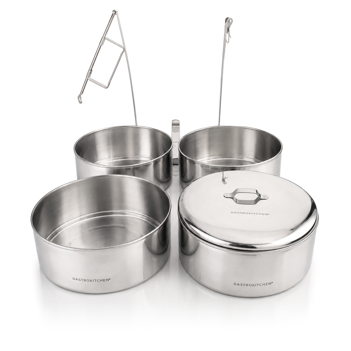 gastrokitchen czteropietrowa menazka obiadowa stal nierdzewna 4x15 l (3)