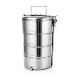 Czteropiętrowa menażka obiadowa ze stali nierdzewnej – 4 × 1,5 L | Gastrokitchen