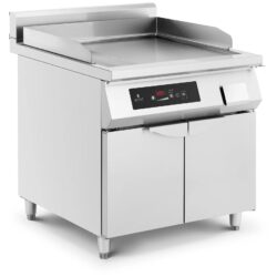 Grill indukcyjny - 72 x 61 cm - ryflowany i gładki - 10 kW | RCIN-700-03