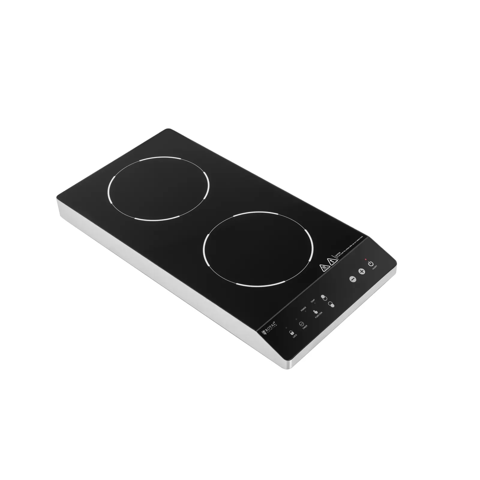 Kuchenka indukcyjna - 2 płyta - 3500 W - 230 V | RCIC-1800P6
