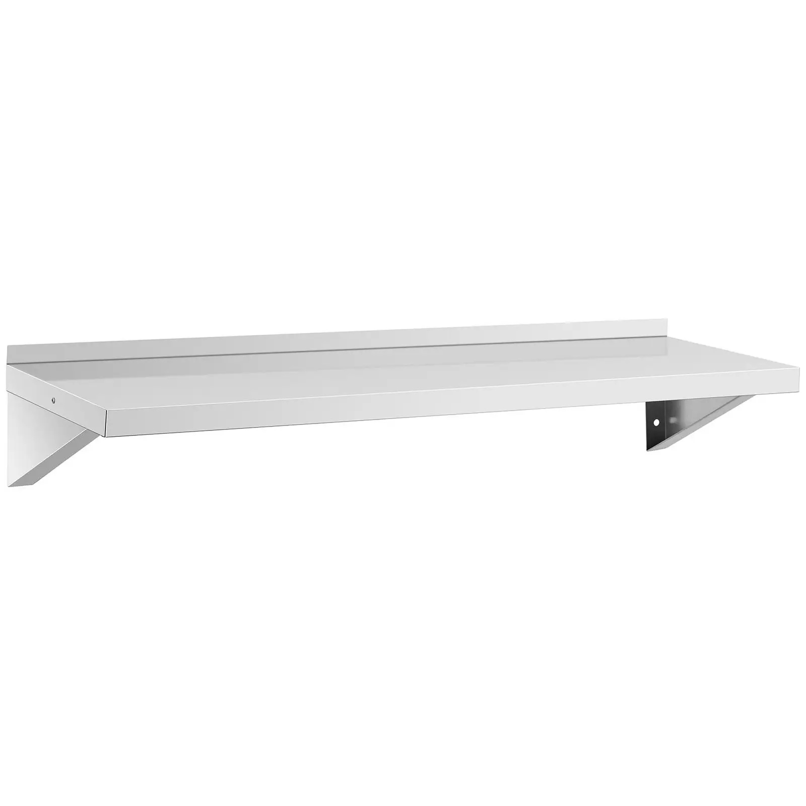 Półka ścienna - 120 x 40 cm - 30 kg - stal nierdzewna
