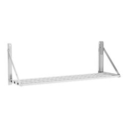 Półka ścienna - składana - prętowa - 100 x 30 cm - 40 kg | RC-TFWH100X30