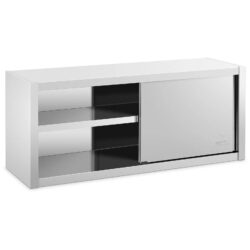 Szafka ścienna - 3 przegród - 140 x 45 x 60 cm - stal nierdzewna | RCSSWC-140X45-S