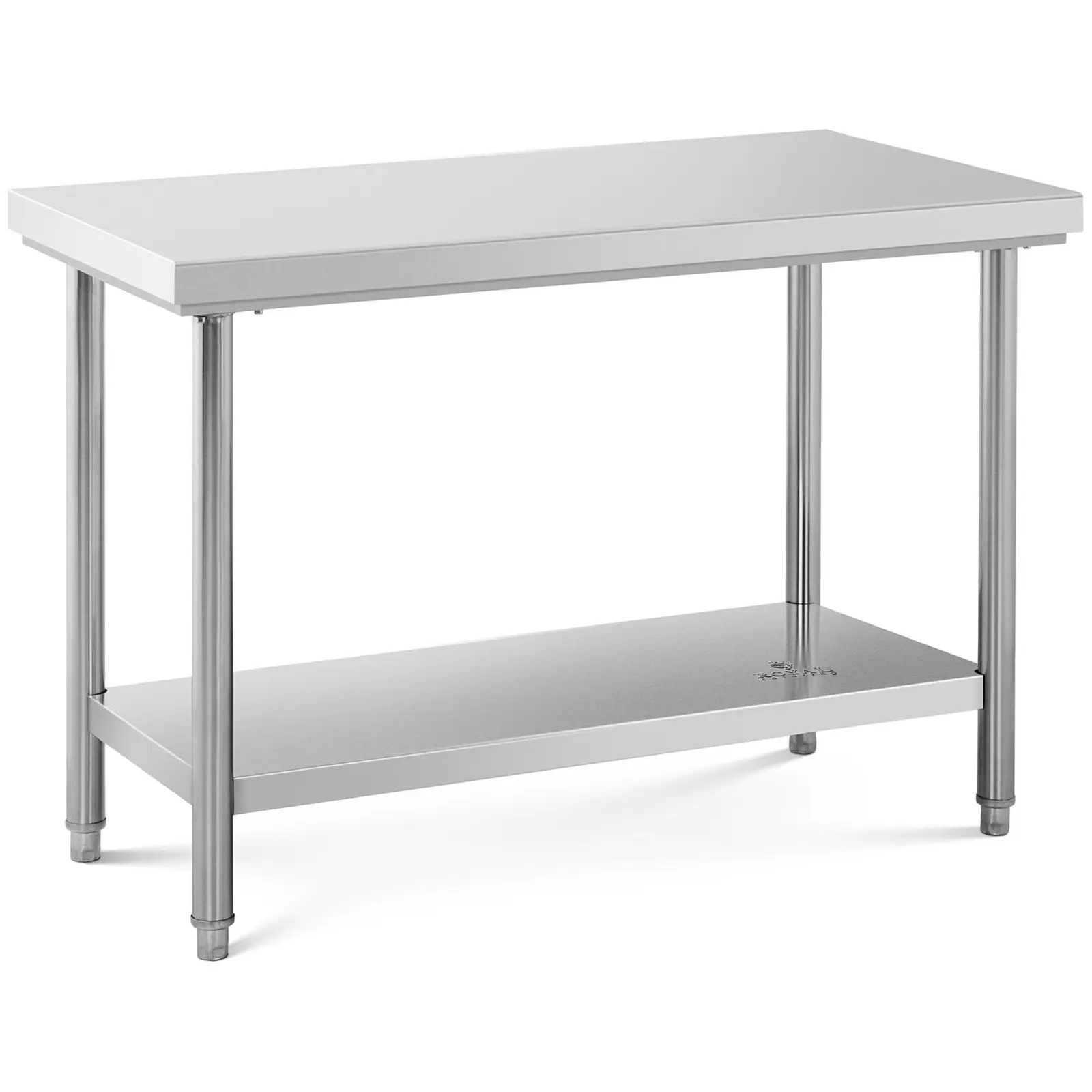 Stół ze stali nierdzewnej - 120 x 60 cm - 400 kg | RCWT-120X60S