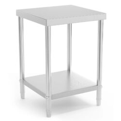 Stół ze stali nierdzewnej - 60 x 60 cm - 250 kg | RCAT-60/60-NW
