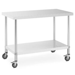 Mobilny stół roboczy - 120 x 60 cm - 158 kg | RCAT-120/60-W