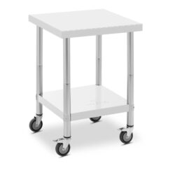 Mobilny stół roboczy - 60 x 60 cm - 120 kg | RCAT-60/60-W