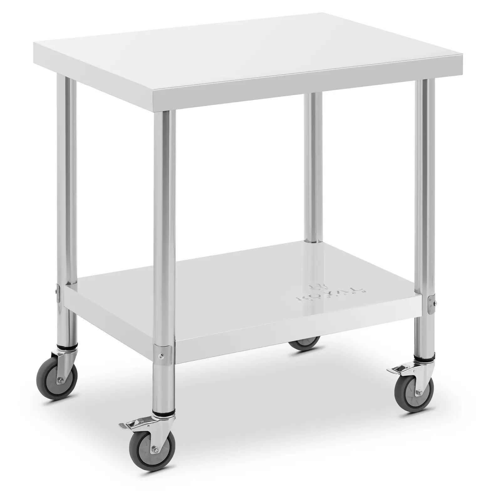Mobilny stół roboczy - 80 x 60 cm - 135 kg | RCAT-80/60-W