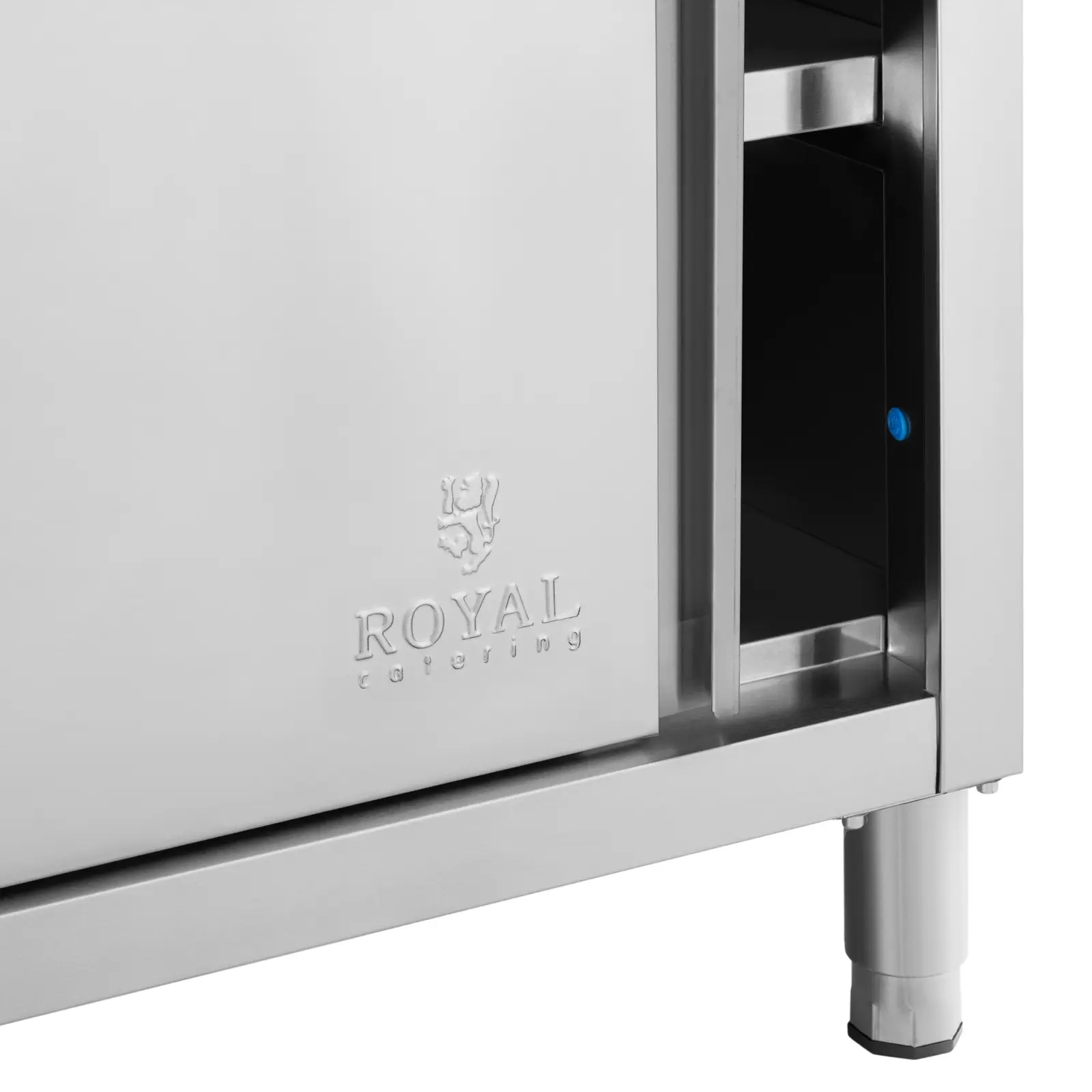Szafka robocza - drzwi przesuwne - 150 x 70 cm - tylny rant - 600 kg | RCSSCB-150x70-EB
