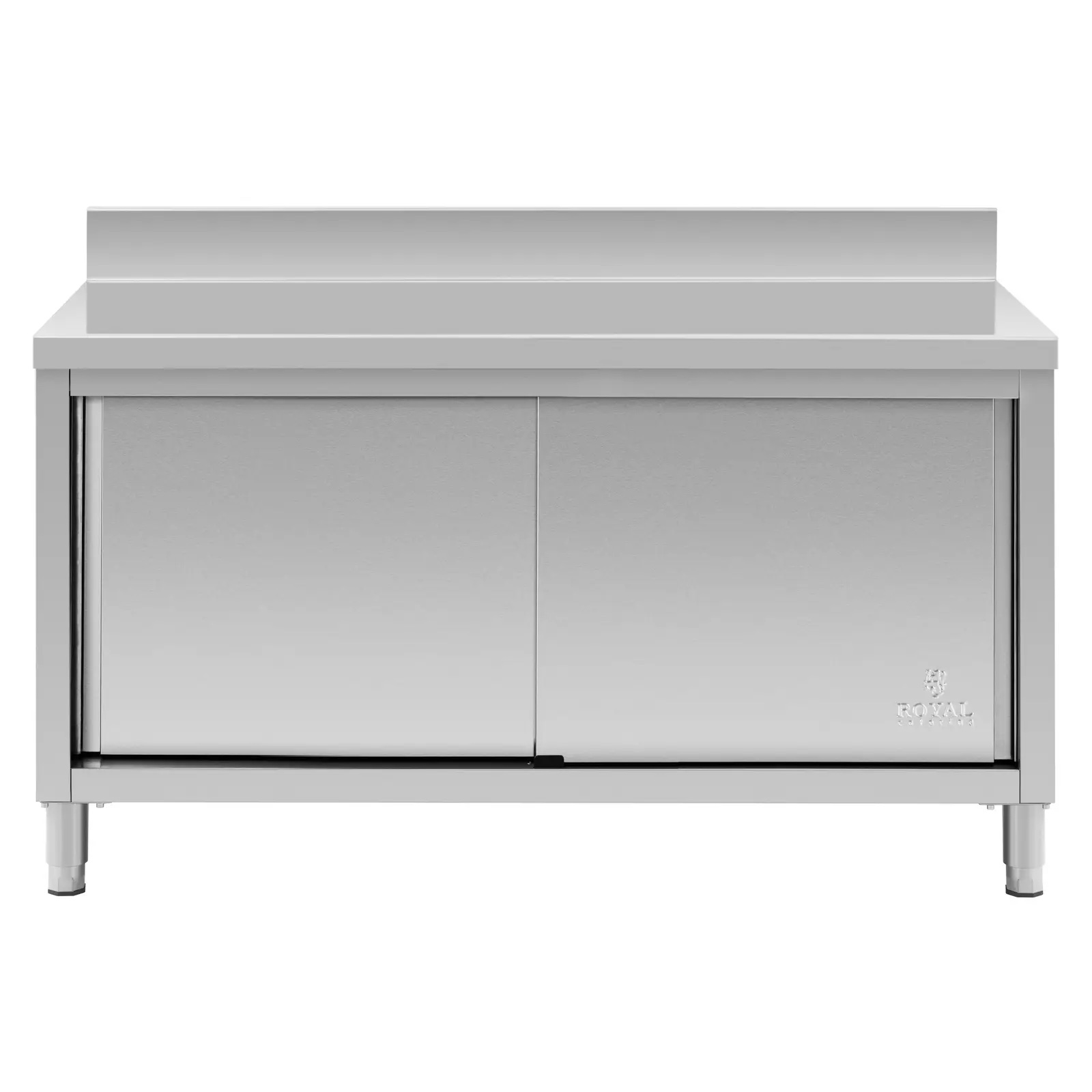 Szafka robocza - drzwi przesuwne - 150 x 70 cm - tylny rant - 600 kg | RCSSCB-150x70-EB