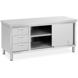 Szafka robocza - drzwi przesuwne - 180 x 70 x 85 cm - 500 kg | RCSSCB-180X70-S