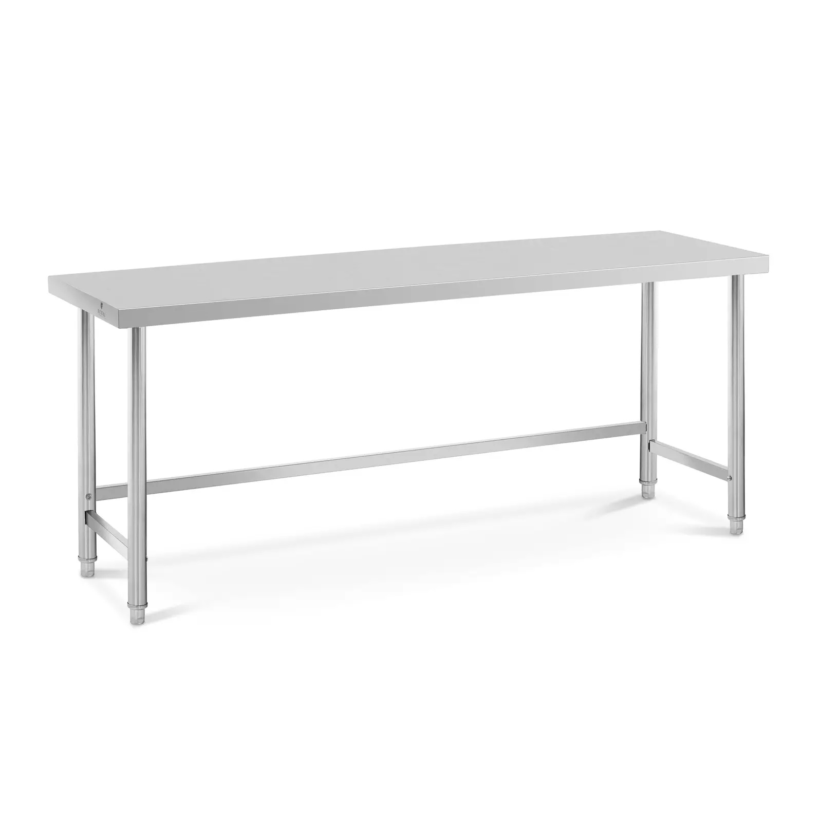 Stół roboczy - 200 x 60 cm - 300 kg - otwarta dolna część | RCAT-200/60-PS