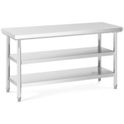 Stół roboczy - 3 poziomów - 150 x 60 cm - 500 kg | RCWT-150X60-3L-E