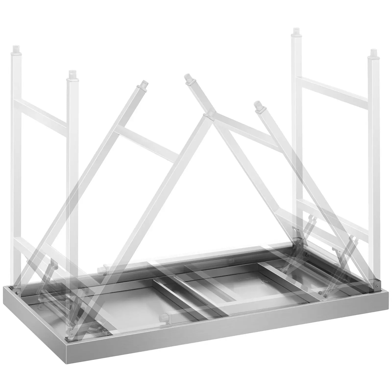 Składany stół roboczy - 100 x 60 cm - 200 kg | RCAT-100/60KE