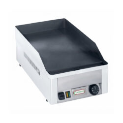 Stolowa gładka elektryczna płyta grillowa Gastrokitchen ze stali nierdzewnej z termostatem.